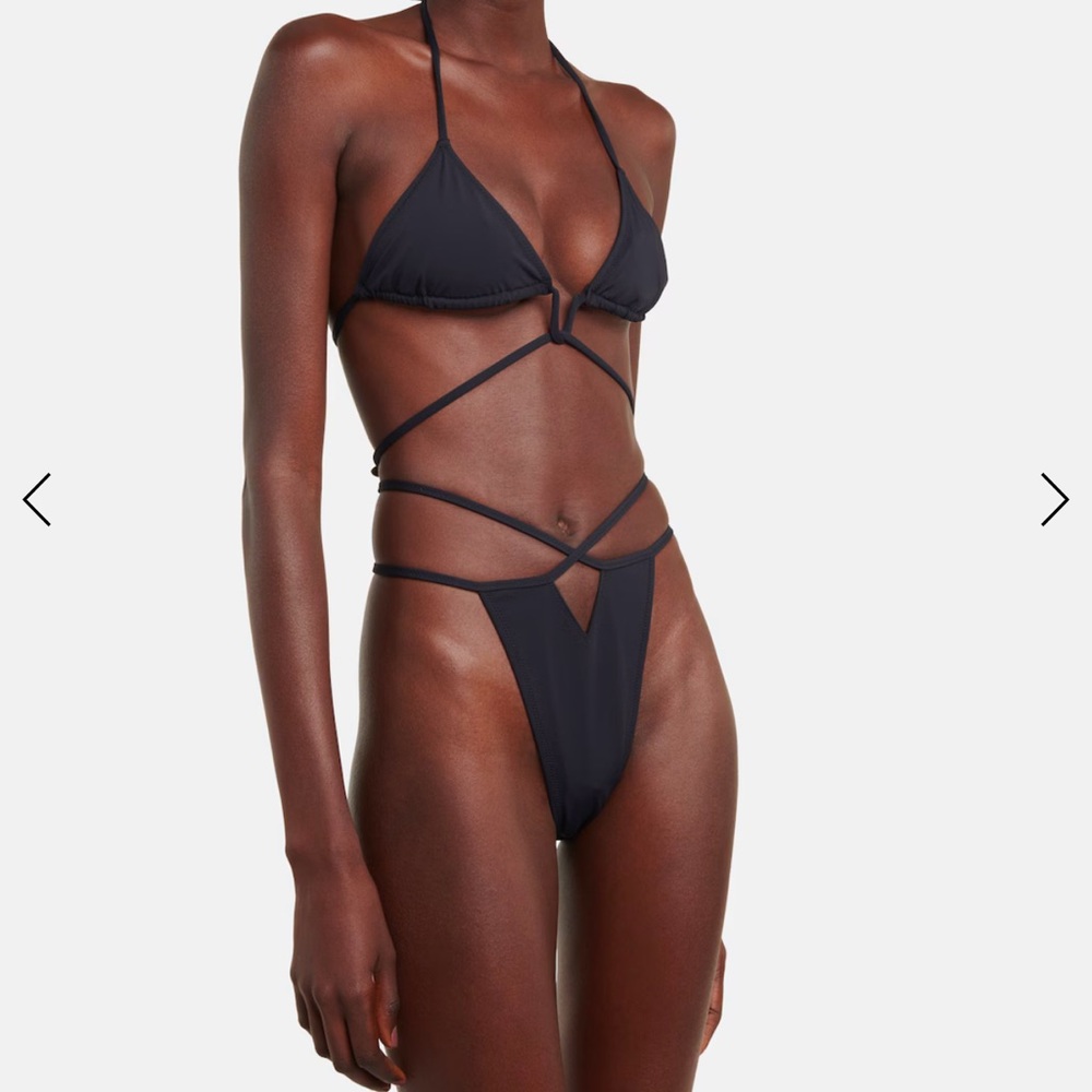 Women's Black Strappy Bikini